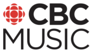 CBC Music logo featuring the iconic CBC symbol and the words "CBC MUSIC.