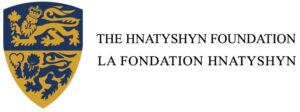 Hnatyshyn Foundation logo: a gold shield with a blue lion and crown design.