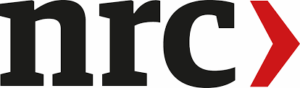 NRC logo. Black text "nrc" followed by a red right-pointing arrow.